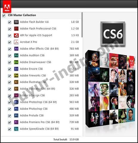 adobe cs6 master collection for mac full retail